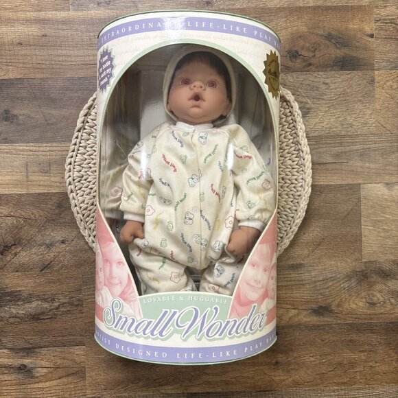 Lee Middleton Small Wonder Boy Baby Doll Lifelike 17” with Bottle & Box - Picture 1 of 11